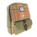 Harris Tweed Naver Backpack – Tartan Travel and Daypack Bag - Heritage Of Scotland - Pale Orange Stewart Tartan (COL148)
