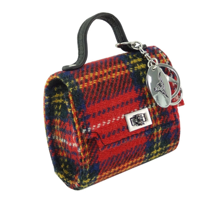 Harris Tweed Nochty Really Wee Bag - Mini Tartan Handbag - Heritage Of Scotland - Royal Stewart (COL024)