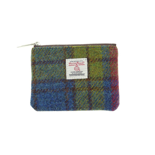 Harris Tweed Small Pouch Multi Colour Tartan - Heritage Of Scotland - MULTI COLOUR TARTAN