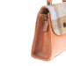 Harris Tweed Small Satchel Bag Lovat Check / Tan - Heritage Of Scotland - LOVAT CHECK / TAN