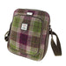 Harris Tweed Tay Travel Bag – Stylish Scottish Day Bag - Heritage Of Scotland - Heather Check (COL125)