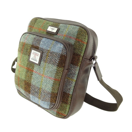 Harris Tweed Tay Travel Bag – Stylish Scottish Day Bag - Heritage Of Scotland - MacLeod Tartan (COL015)