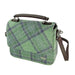 Harris Tweed Thurso Square Shoulder Bag - Stylish Tartan Everyday Bag - Heritage Of Scotland - Faded Green Stewart (COL139)