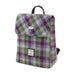 Harris Tweed Tummel Mini Backpack - Small Backpack with Phone Pocket - Heritage Of Scotland - Green Small Check (COL133)