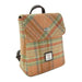 Harris Tweed Tummel Mini Backpack - Small Backpack with Phone Pocket - Heritage Of Scotland - Pale Orange Stewart Tartan (COL148)