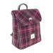Harris Tweed Tummel Mini Backpack - Small Backpack with Phone Pocket - Heritage Of Scotland - Purple Check (COL131)