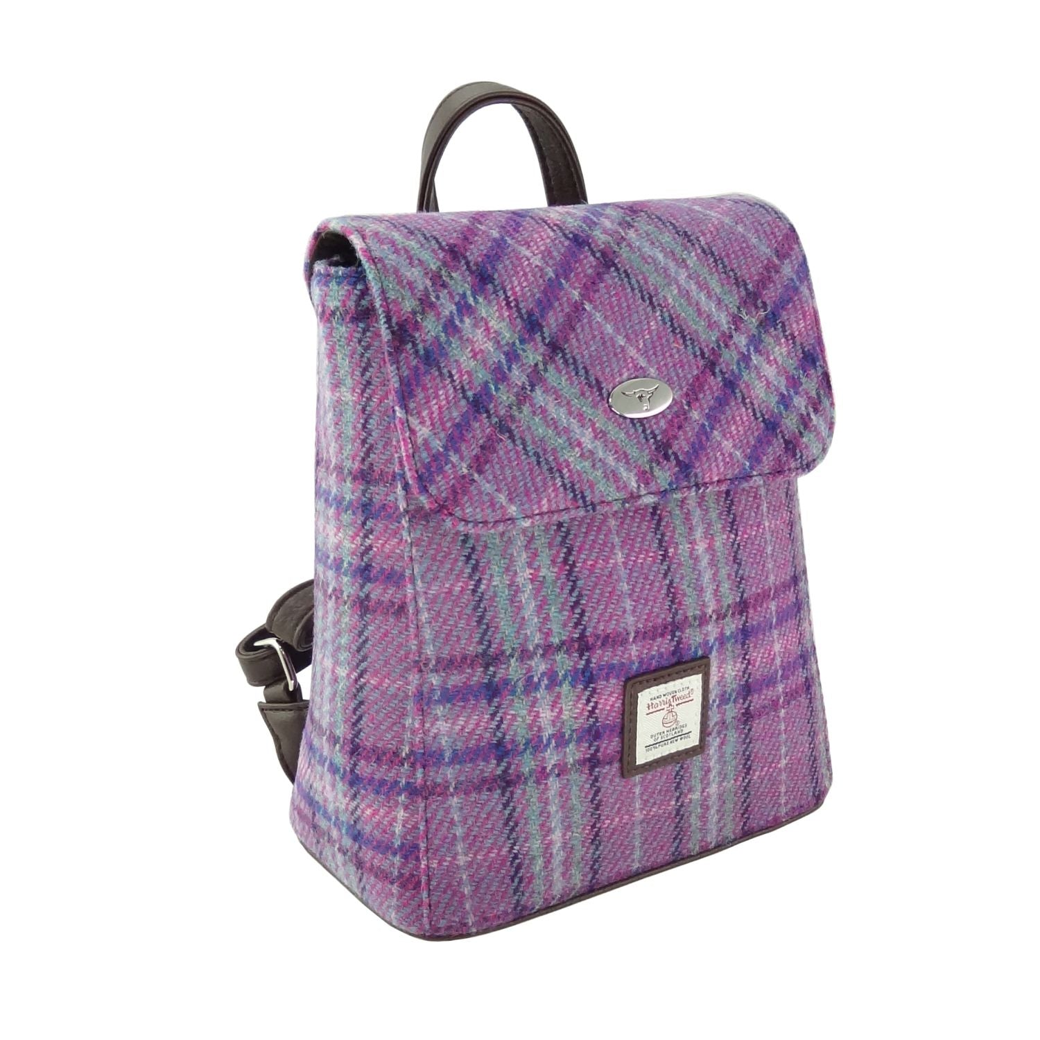 Harris Tweed Tummel Mini Backpack - Small Backpack with Phone