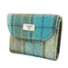 Harris Tweed Wallet - Jura Grey/Black Tartan - Heritage Of Scotland - GREY/BLACK TARTAN