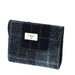 Harris Tweed Wallet - Jura Grey/Black Tartan - Heritage Of Scotland - GREY/BLACK TARTAN