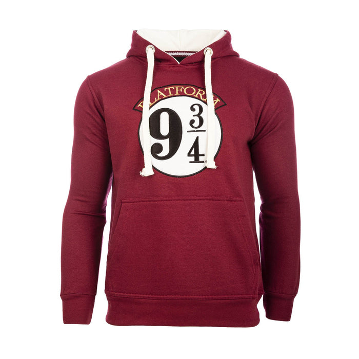 Harry Potter Hogwarts Express Platform 9 3/4 Hooded Sweatshirt - Heritage Of Scotland - RED