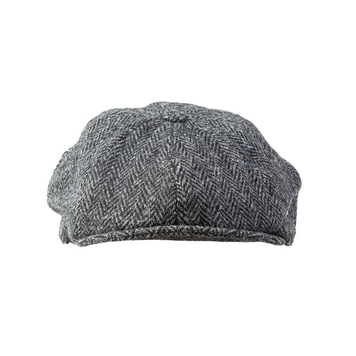 Heddle & Reed Harris Tweed 8Pce Cap Grey Herringbone - Heritage Of Scotland - GREY HERRINGBONE