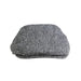 Heddle & Reed Harris Tweed Flatcap Grey Herringbone - Heritage Of Scotland - GREY HERRINGBONE