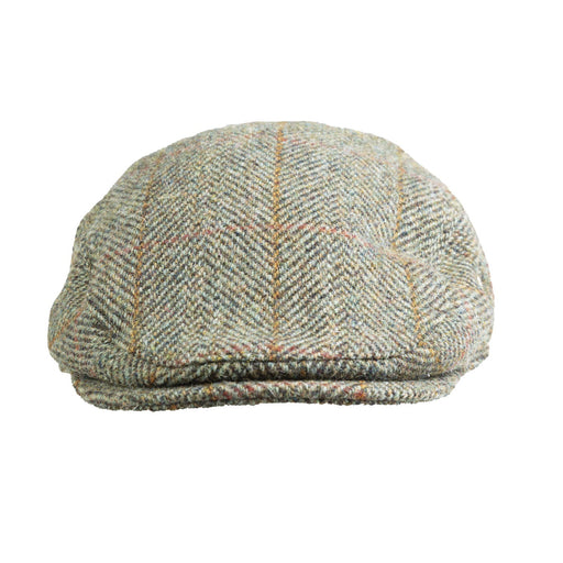 Heddle & Reed Harris Tweed Flatcap Sage Wine - Heritage Of Scotland - SAGE WINE