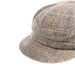 Heddle & Reed Harris Tweed Lds Baker Boy Natural Check - Heritage Of Scotland - NATURAL CHECK