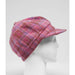 Heddle & Reed Harris Tweed Lds Baker Boy Pink Check - Heritage Of Scotland - PINK CHECK