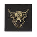 Heilan Coo Coaster - Heritage Of Scotland - BLACK/GOLD