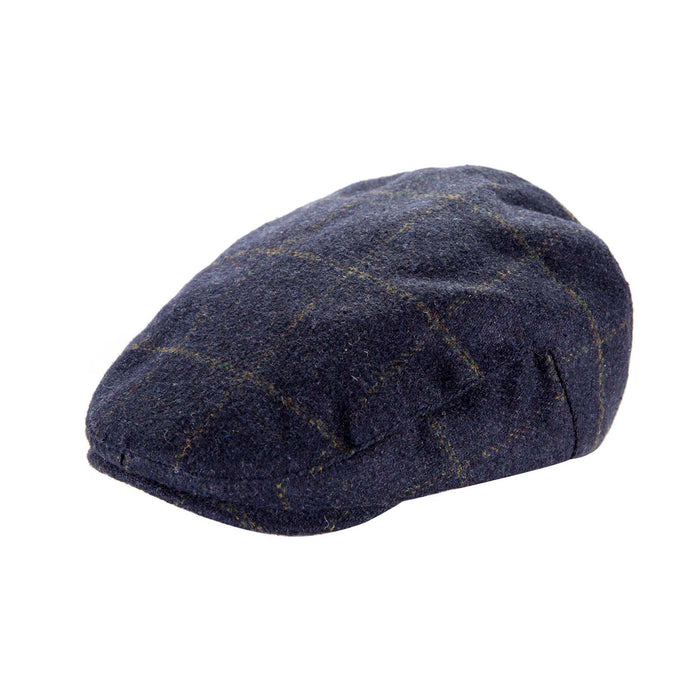 Heritage Mens Flat Cap - Heritage Of Scotland - BLUE CHECK