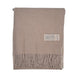 Herringbone Blanket 70% Recycled Wool - Heritage Of Scotland - OATMEAL