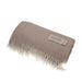 Herringbone Blanket 70% Recycled Wool - Heritage Of Scotland - OATMEAL