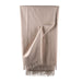 Herringbone Blanket 70% Recycled Wool - Heritage Of Scotland - OATMEAL