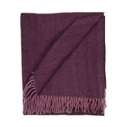Herringbone Blanket Grape - Heritage Of Scotland - GRAPE