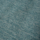 Herringbone Blanket – Pastel Throw with Fringes - TURQUOISE - Heritage Of Scotland -