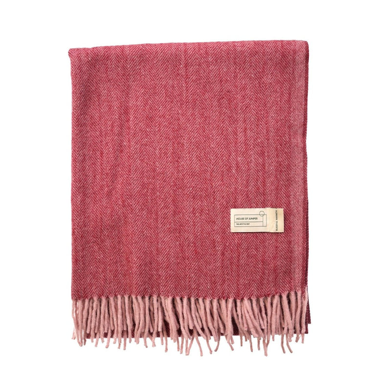 Herringbone Knee Blanket – Pastel Throw with Fringes - Heritage Of Scotland - EMINENCE