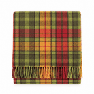Highland Comfort – Recycled Wool Scottish Tartan Knee Blanket - Buchanan Autumn - Heritage Of Scotland -