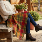 Highland Comfort – Recycled Wool Scottish Tartan Knee Blanket - Buchanan Autumn - Heritage Of Scotland -