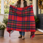Highland Comfort – Recycled Wool Scottish Tartan Knee Blanket - STEWART ROYAL - Heritage Of Scotland -