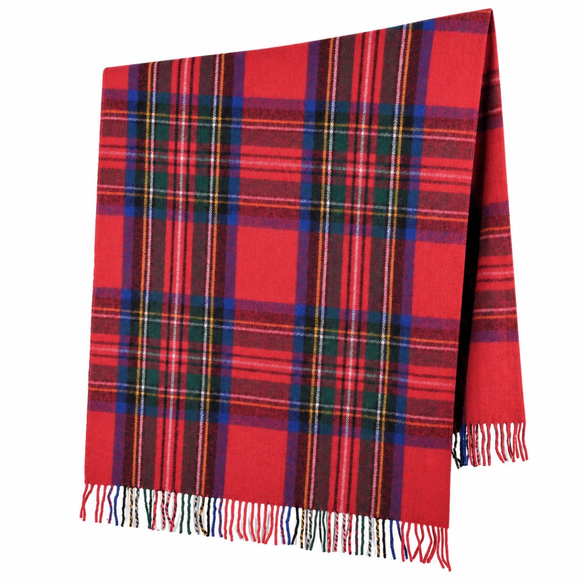 Highland Comfort – Recycled Wool Scottish Tartan Knee Blanket - STEWART ROYAL - Heritage Of Scotland -