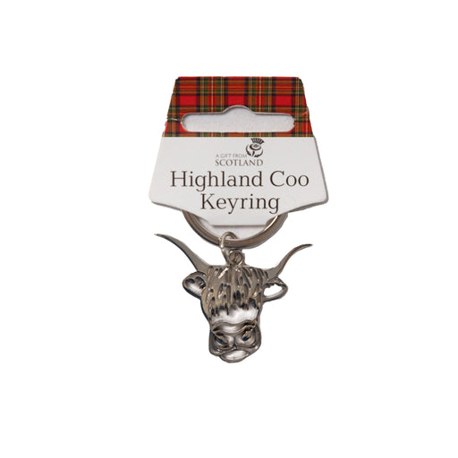 Highland Coo Keyring - Heritage Of Scotland - NA