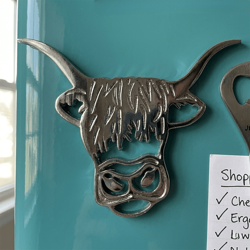Highland Cow Metal Pin Badge – Scottish Cow Brooch Souvenir Gift - Heritage Of Scotland - 