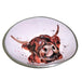 Highland Cow Oval Bowl Small - 16 Cm - Heritage Of Scotland - NA