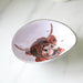 Highland Cow Oval Bowl Small - 16 Cm - Heritage Of Scotland - NA