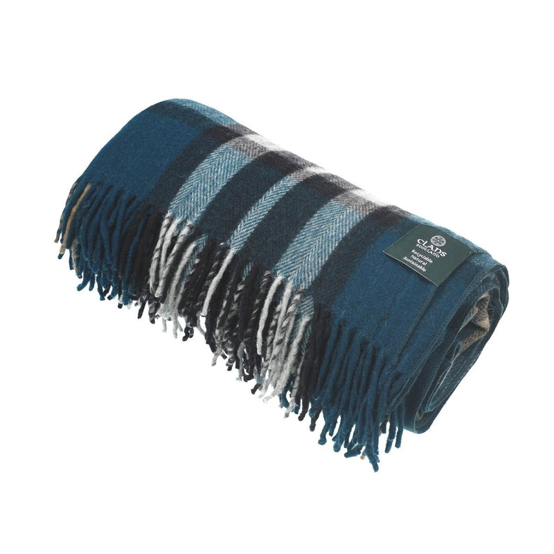 Highland Wool Blend Tartan Blanket Throw - Heritage Of Scotland - EXPLODED SCOTTY THOMSON PACIFIC