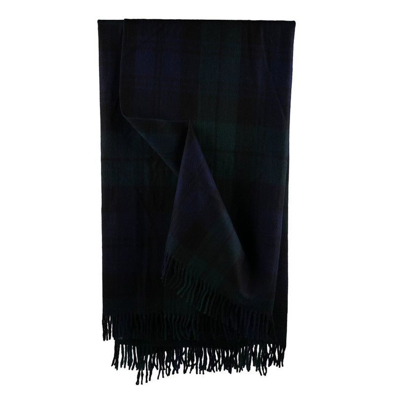 Highland Wool Blend Tartan Blanket / Throw Extra Warm CAMPBELL CLAN - Heritage Of Scotland -