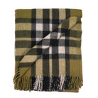 Highland Wool Blend Tartan Blanket / Throw Extra Warm EXPLODED SCOTTY THOMSON CYPRESS - Heritage Of Scotland -