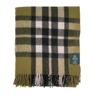 Highland Wool Blend Tartan Blanket / Throw Extra Warm EXPLODED SCOTTY THOMSON CYPRESS - Heritage Of Scotland -