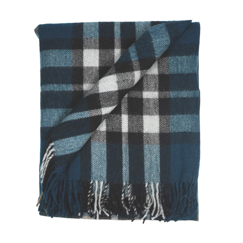 Highland Wool Blend Tartan Blanket / Throw Extra Warm EXPLODED SCOTTY THOMSON PACIFIC - Heritage Of Scotland -