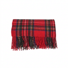 Highland Wool Blend Tartan Blanket Throw Extra Warm - STEWART ROYAL - Heritage Of Scotland -