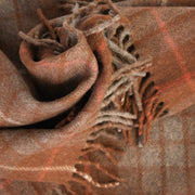 Highland Wool Blend Tartan Blanket Throw - Heritage Of Scotland - FRASER HUNTING WEATHERED