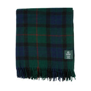 Highland Wool Blend Tartan Blanket Throw - Gunn - Heritage Of Scotland - 