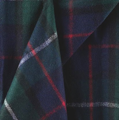 Highland Wool Blend Tartan Blanket Throw - Heritage Of Scotland - MACKENZIE