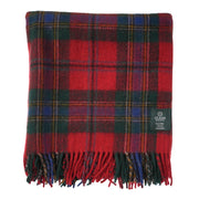 Highland Wool Blend Tartan Blanket Throw Maclean - Heritage Of Scotland - MACLEAN