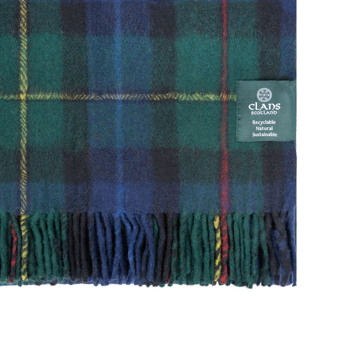 Highland Wool Blend Tartan Blanket Throw Smith - Heritage Of Scotland - SMITH