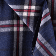 Highland Wool Blend Tartan Blanket Throw - Heritage Of Scotland - THOMSON NAVY