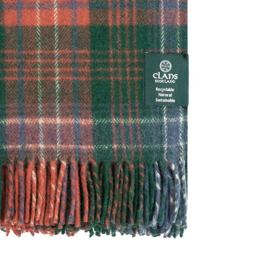 Highland Wool Blend Tartan Blanket Throw - Wilson Ancient - Heritage Of Scotland - 