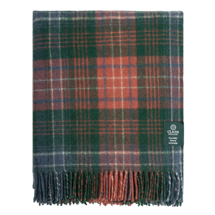 Highland Wool Blend Tartan Blanket Throw Wilson Ancient - Heritage Of Scotland - WILSON ANCIENT