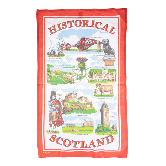 Historical Scotland Tea Towel - Heritage Of Scotland - NA